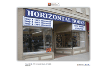 Tablet Screenshot of horizontalbooks.com